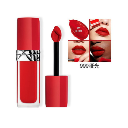法国 Dior 迪奥 新品烈艳蓝金红管唇釉 #999 6毫升